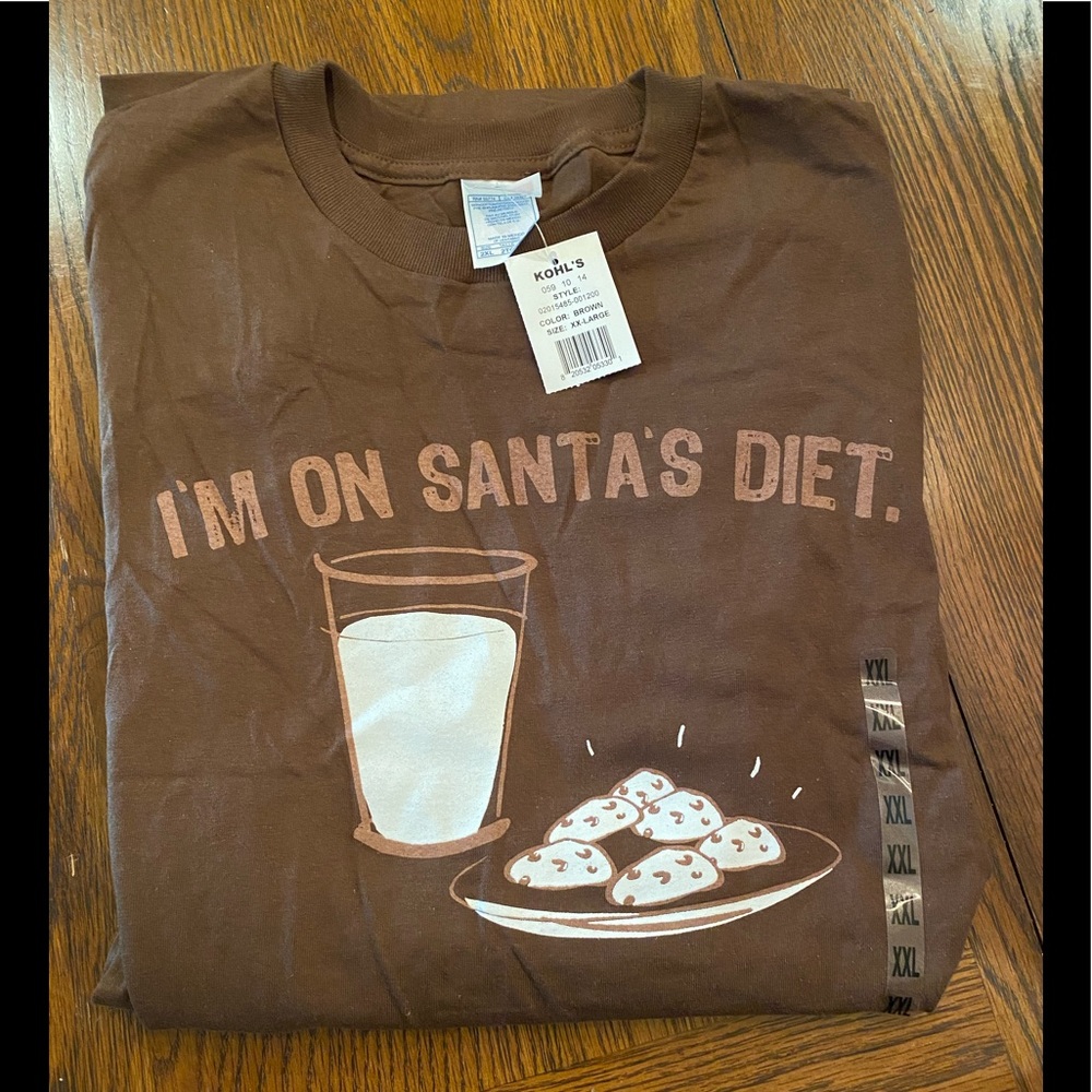New! “I’m on Santa’s Diet “ T-shirt